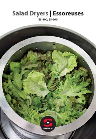Commercial salad spinners. Sammic Dynamic Preparation