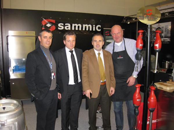 Our Team at the Show: Xabier Goenaga (Commercial Director), Chris Tophoff (Sales Manager in Holland), Alfonso Acha (Export Director), John (expert in Veg. cutters)